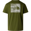 The North Face Box NSE Celebration T skjorte Herre Grønn XS