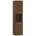 vidaXL Baderomsskap brun eik 30x30x130 cm konstruert tre