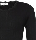Rosemunde Kids Rkbalta Modal Ls Lace T-Shirt - Black - 176