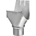 VMZINC ekspansjonstapp, ZINC NATURAL - 333/87 mm, t/halv Zink Natur