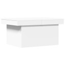  Salongbord hvit 80x55x40 cm konstruert tre 840863
