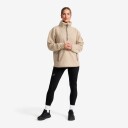 Revolutionrace Dame Overdeler Fleece & midlayers Bigfoot Half zip Pile Fleece Dame Aluminium XL
