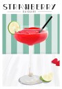 Strawberry Daiquiri Poster Plakat / 21x30cm