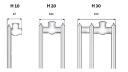 Purmo Ventil Compact radiator, dobbel Høyde 200 mm, Lengde 1400 mm, 581 W