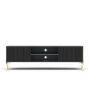 Virmani TV-benk 135 cm - Svart