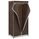 vidaXL Garderobeskap brun 75x50x160 cm