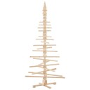  Juletre av tre til pynt 210 cm heltre furu