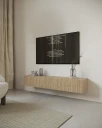 Takayo TV-benk 176 cm - Eik