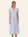 BYIC Adel Long Short Sleeve Dress Blå S
