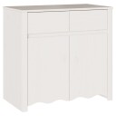  Serviesskap Hvit 79 x 43 x 75.5 cm Massivt furutre