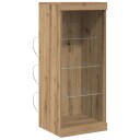  Sideboard med LED belysning i artisan eik 41x37x100 cm