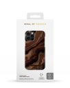 Ideal Of Sweden Printed MagSafe Case iPhone 12 Dark Amber Marble