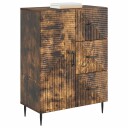  Serviesskap Røkt Eik 66 x 34,5 x 89,5 cm Konstruert tre
