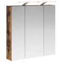  Baderomsspeilskap for Røkt eik 70 x 14,5 x 70 cm