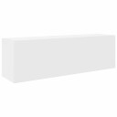  Veggskap til baderom hvit 100x25x30 cm konstruert tre