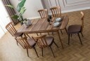 Extendable Dining Table & Chairs Set (7 Pieces) Homitis -