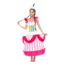 Ptit Clown Bursdagskake Kostyme One size 86899