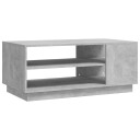 vidaXL Salongbord betonggrå 102x55x43 cm sponplate