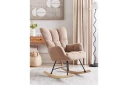 Gyngestol Oulu   Sandbeige svart lyst tre