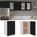 vidaXL Hengende skap svart 39,5x31x60 cm sponplate