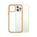 PanzerGlass ClearCase iPhone 12/12 Pro - Limited Edition Oransje Transparent
