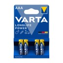 Varta Longlife Power AAA Alkalisk Batteri 4-pakk 1220 mAh