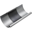 VMZINC ekspansjonsstykke, ZINC NATUR - halvrund - 280 mm