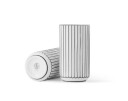 Lyngby Vase 25 cm Hvit med sorte striper