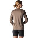 FUSION Technical Langermet Merinoull T skjorte Dame Brun XL