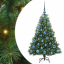  Kunstig juletre med 150 LED med stativ grønn 120 cm PE og PVC