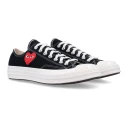 Comme des Garçons Play, unisex, Sko, Svart, 45 EU,