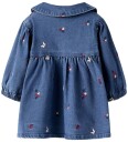 Name It Kjole - NbfAlva - Medium+ Blue Denim/Nature - Name It - 68 - Kjole - Blå - 62