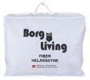 Borg Living Dyne og pute sett Fiberdyne 140x200 cm + pute 60x63 cm Helårsdyne Microfiber dyne  