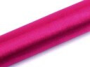 MØRK ROSA Gjennomsiktig Organzaløper 16 cm x 9 meter