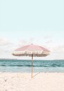 Pink Umbrella Poster Plakat / 21x30cm