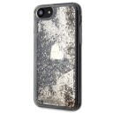 Originalt Frontpaneldeksel Guess Guohci8glhflgo For Iphone 7 / 8 / Se 2020 / Se 2022 (Flytende Glitter / Gull)