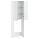 vidaXL Toalett skap ARNHEM Høgglans hvit 66 x 25,5 x 190 cm