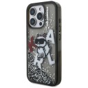 Karl Lagerfeld Choupette Glitter Etui til iPhone 16 Pro - Svart
