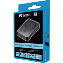 Sandberg Magnet 10000 mAh Trådløs Powerbank med 20W Hurtiglading - USB-C