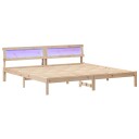  Sengestamme Brun 180 x 200 cm Massiv furu tre