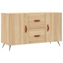 vidaXL Skjenk sonoma eik 100x36x60 cm konstruert tre