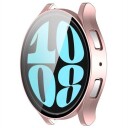Samsung Galaxy Watch6 Plastdeksel med Skjermbeskytter - 40mm - Roségull