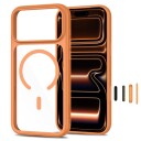iPhone 17 Pro/18 Pro Tech-Protect MagOne MagSafe Deksel med 2 stk. Beskyttelsesglass - Kosmisk oransje