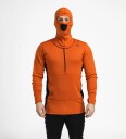 Aclima WarmWool Hoodsweater w/zip M Gold Flame/Jet Black XL