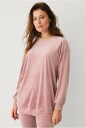 Ellos Collection Tunika i velur Rosa