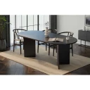 Dano Spisebord Oval 200 cm - Svart