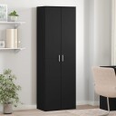  Highboard svart 60x35x180 cm konstruert tre