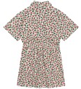 Kenzo Kjole   Denim   Ivory/Rosa m. Blomster   Kenzo   10 år 140   Kjole Hvit