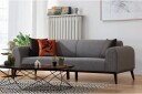 Kapri 4 seters Sovesofa   Lysegrå