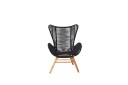 Venture Design Tingeling lenestol Svart/akacia Svart